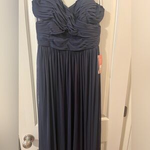 NWT Birdygrey navy Elsye dress size S